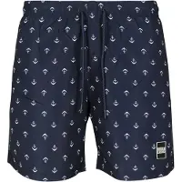 Urban Classics Shorts de bain marine / blanc