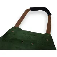 Witloft Schort XXL Runderleer Groen/Cognac