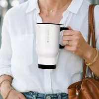 Yoursurprise Mug isotherme personnalisé - 414 ml - Blanc