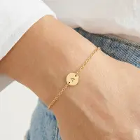 Yoursurprise Bracelet initial - Or - 16 cm