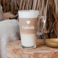 Yoursurprise Verre personnalisé Latte Macchiato (2 pièces)