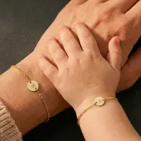 Yoursurprise Bracelets Mère-Fille - Or - 16 & 13 cm