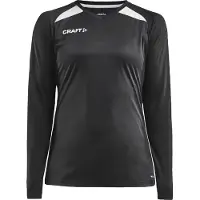 Craft T-shirt de Tennis Craft Women Pro Control Impact LS Tee W Black White-L