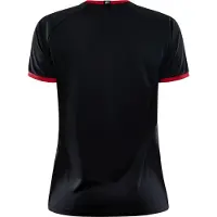 Craft Progress 2.0 Progress 2.0 Graphic Maillot manches courtes femme - Noir / Rouge vif