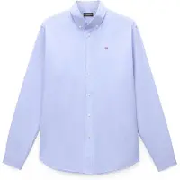 Napapijri Chemise 'G-TERRA' bleu clair / blanc