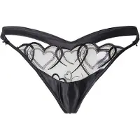 Hunkemoller String 'Olivia' noir