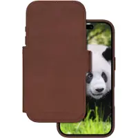 dbramante1928 Lynge iPhone 17 Pro Book Case Cuir avec MagSafe Brun
