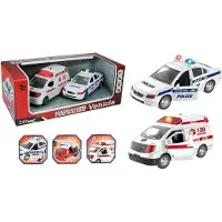 Artyk Ensemble de voitures de ville - police et ambulance 166532