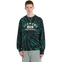 Element Home Team Tie Dye Sweatshirt Vert M Homme