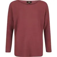 RED by EMP T-shirt manches longues de - Pull Tricoté Manches Chauve-Souris - S - XL - pour Femme - bordeaux - Taille M