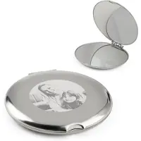 Yoursurprise Miroir de poche personnalisé - Rond