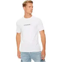 GUESS T-Shirt noir / blanc
