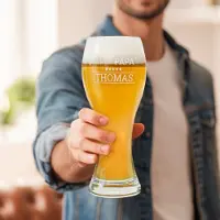 Royal Leerdam Pintes de bière personnalisées (4 pièces)