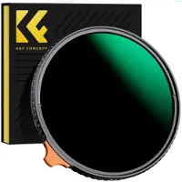 K&F Concept Filtre à densité neutre variable - - Nano X VND ND3-1000 - 62mm - Nano 28 couches - Cadre aluminium 7,4mm