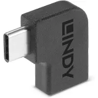 Lindy 41894 changeur de genre de câble USB 3.2 Type C Noir