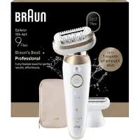 Braun Silk-épil 9 Flex 9-030 3D épilateur à tête entièrement flexible conçu pour un rasage humide ou sec 1 pcs