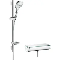 Hansgrohe Combi Raindance Select E 120 0,65m/Ecostat Select Chromé