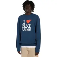 Element I Heart Sweatshirt Bleu M Homme