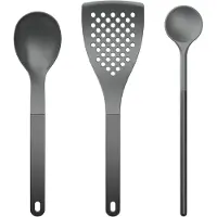 Mepal New Optima Black 3-tlg., Ustensiles de cuisine, Gris, Noir