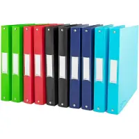 Rapesco Ordner A4, 35 mm, Sortierte Farben, 10 Stück (A4, 35 mm, 10 pcs)