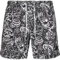 Urban Classics Shorts de bain noir / blanc