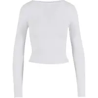 Urban Classics Ruffled Super Slim Long Sleeve T-shirt 2 Units Blanc 4XL Femme