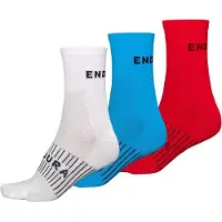 Endura Chaussettes Coolmax Race 3 Paires