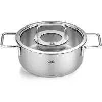 Fissler Pure Collection Cocotte avec couvercle en verre 20 cm 2,4 L