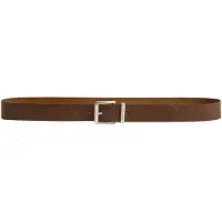 Gant pour homme. 9940157 Ceinture en cuir marron avec logo (90 cm), Casuel, Classique