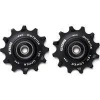 Elvedes Cp2017101 2x12s Jockey Wheel Set Noir