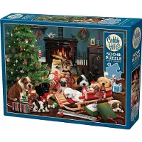 Cobble Hill Puzzle Pièces XXL - Chiots de Noël - 500 à 999 pièces