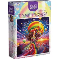 Yazz Puzzle Fly With Flowers - 1000 pièces