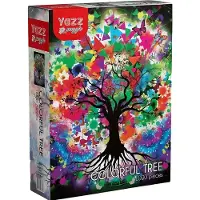 Yazz Puzzle Arbre coloré - 1000 Teile Legespiel Multicolore