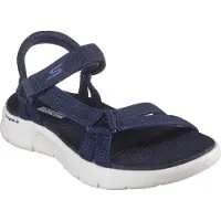 SKECHERS Sandales plates GO WALK FLEX SANDAL - SUBLIME femmes - Bleu - 41
