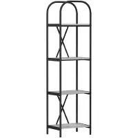 vidaXL Étagère Sonoma gris 40 x 30 x 146 cm Bois d'ingénierie