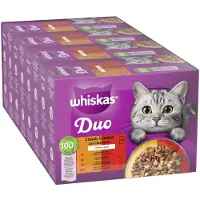 Whiskas DUO 48 x 85 g pour chat - Les classiques en gelée