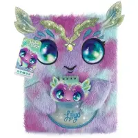 Nebulous Lilya Large Fuzzy Notebook Violet