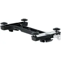Tubus 27021 Adaptateur système Snapit 2.0, sans pieds, avec serrure, 235 x 127 x 32 mm, noir
