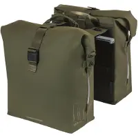 Basil Sacoche vélo double SoHo Nordlicht MIK 41 litres 15 x 31 x 38 cm - Vert mousse