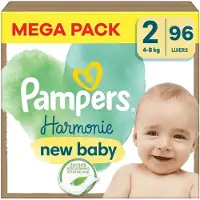 Pampers Harmonie Baby taille 2, 96 pièces