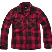 Brandit Chemise rouge / rouge foncé / noir