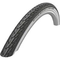 Schwalbe 2 pneus Road Cruiser 47-559, noir et blanc, à tringle, avec protection K-Guard, dimensions 26x1,75