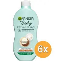 Garnier 6 x Lotion pour le corps 400 ml Intense 7 Days au beurre de karité pour peaux très sèches