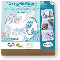 Aladine Kit de peinture par points Sirène de mer