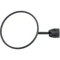 Busch + Müller Cycle Star Round Short Universal Fixation 80 Mm Rearview Mirror Noir