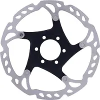 Shimano Slx M7000 Rt76 6b Brake Disc Noir,Argenté 160 mm