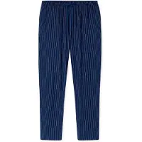 Schiesser Pantalon de pyjama 'Mix & Relax' bleu marine / argent
