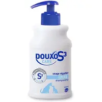Douxo S3 CARE Shampooing extra-doux pour tous les types de peaux et de poils des chiens et des chats en usage régulier, 200ml 200 ml Shampooing