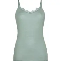 Hunkemoller Haut 'V-neck with Cashmere' vert clair