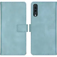 IMoshion Étui de télephone portefeuille de luxe Samsung Galaxy A70 - Bleu clair